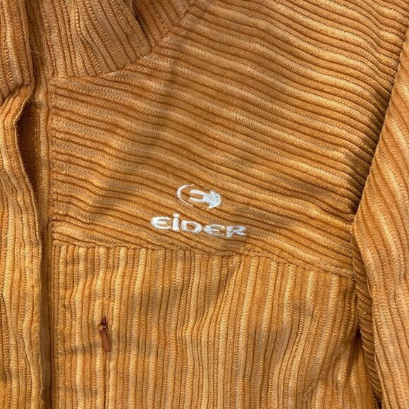Eider Corduroy Winter Ski Jacket Womens 42 Large Burnt Orange Defender 2LS RARE - Picture 13 of 16